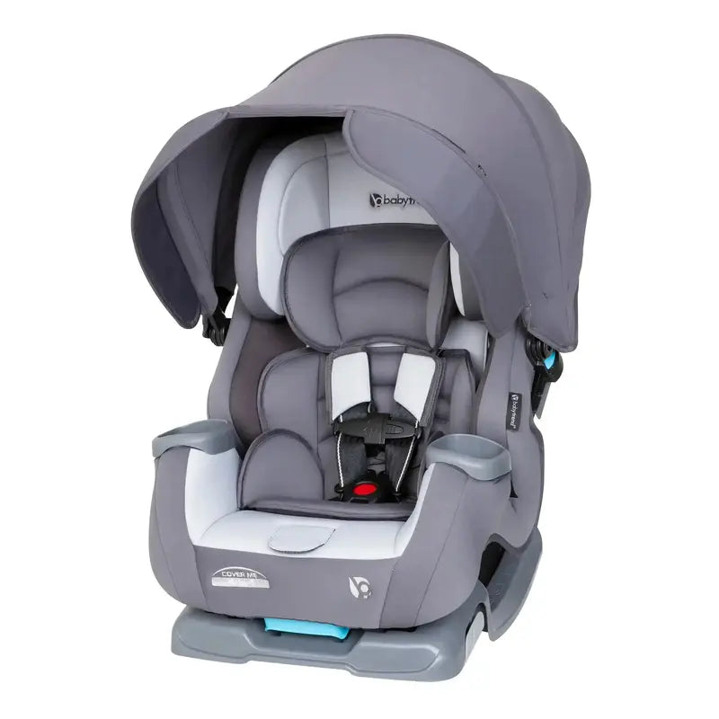Baby Trend Cover Me 4-in-1 Premium Adjustable Convertible Infant Car Seat w/ Integrated Canopy & Side Impact Protection