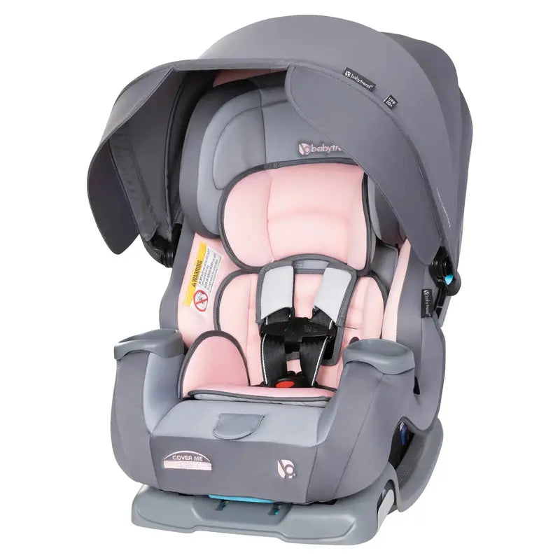 Baby Trend Cover Me 4-in-1 Premium Adjustable Convertible Infant Car Seat w/ Integrated Canopy & Side Impact Protection
