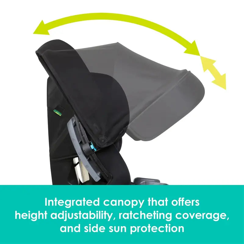 Baby Trend Cover Me 4-in-1 Premium Adjustable Convertible Infant Car Seat w/ Integrated Canopy & Side Impact Protection