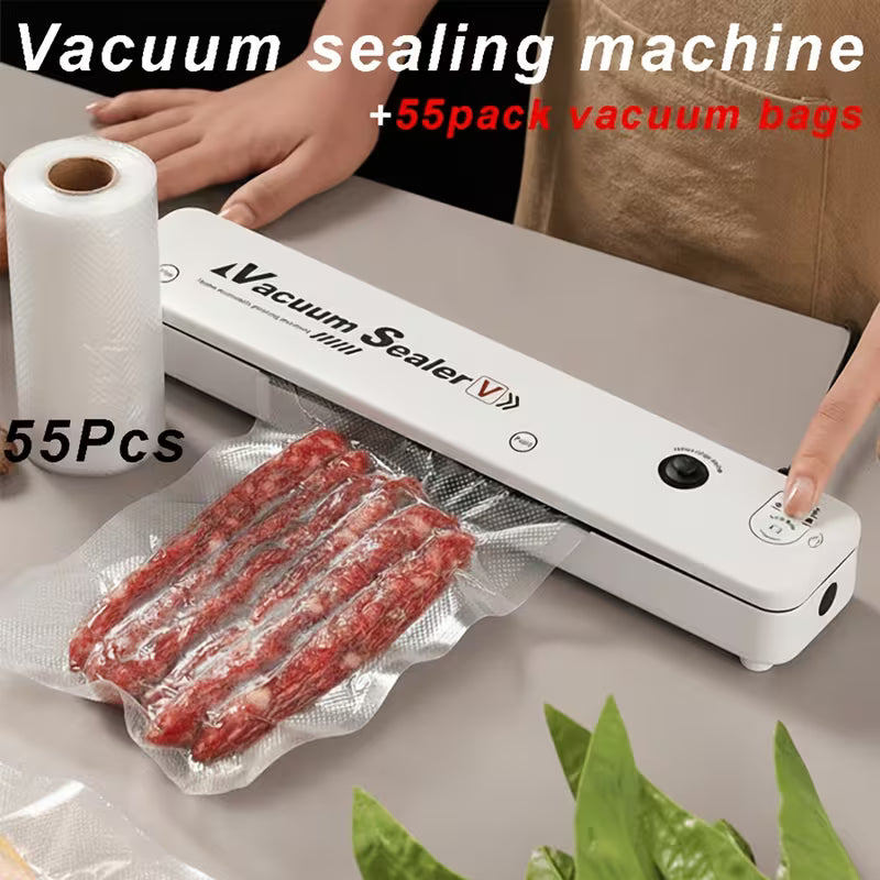 2026 Upgraded Automatic Vacuum Sealer Machine, Food Sealing Kit with 5 ...