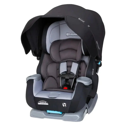 Baby Trend Cover Me 4-in-1 Premium Adjustable Convertible Infant Car Seat w/ Integrated Canopy & Side Impact Protection
