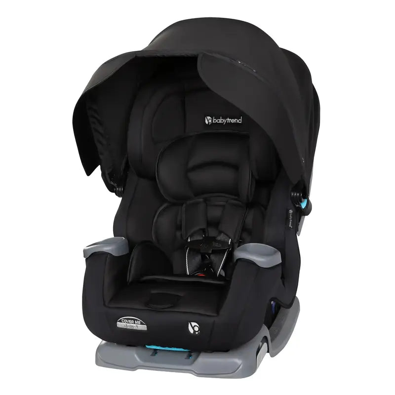 Baby Trend Cover Me 4-in-1 Premium Adjustable Convertible Infant Car Seat w/ Integrated Canopy & Side Impact Protection
